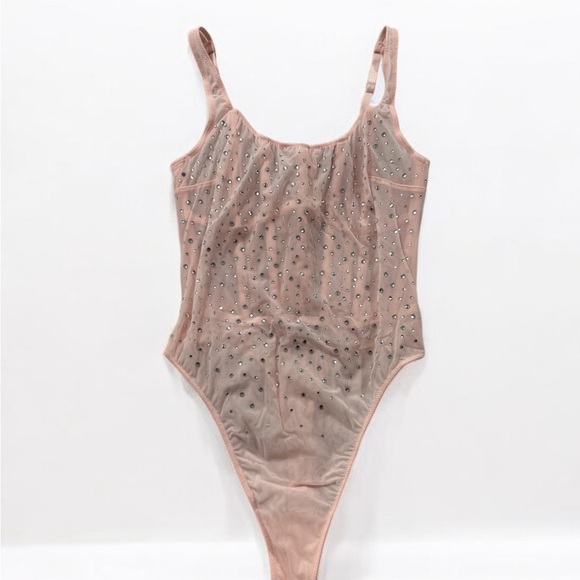 Sugar 💎Coated Rhinestone Wicked Corset Teddy Victoria’s Secret - Picture 5 of 7